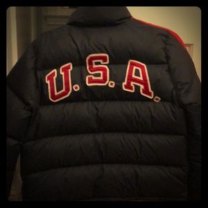 Ralph Lauren Olympic Vancouver Big Pony down coat